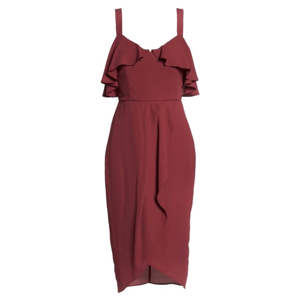 COOPER ST. RUFFLE MIDI DRESS - Picture 9 of 10